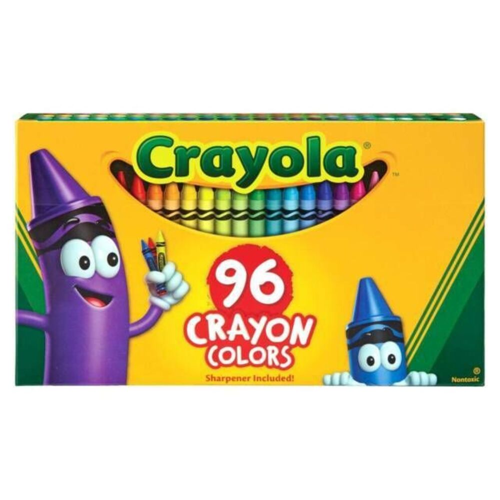 Crayola 520096 96ct Crayons with Built-in Sharpener